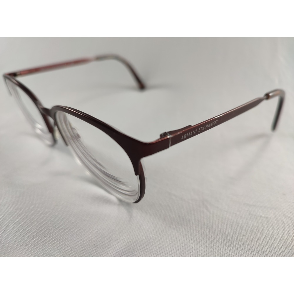 Armani‎ Exchange AX 1025 6001 Burgundy Metal Eyeglass Frames 53-18-140